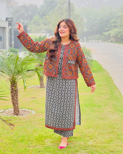 Koti 3-Piece Printed Lawn Stitched Suit