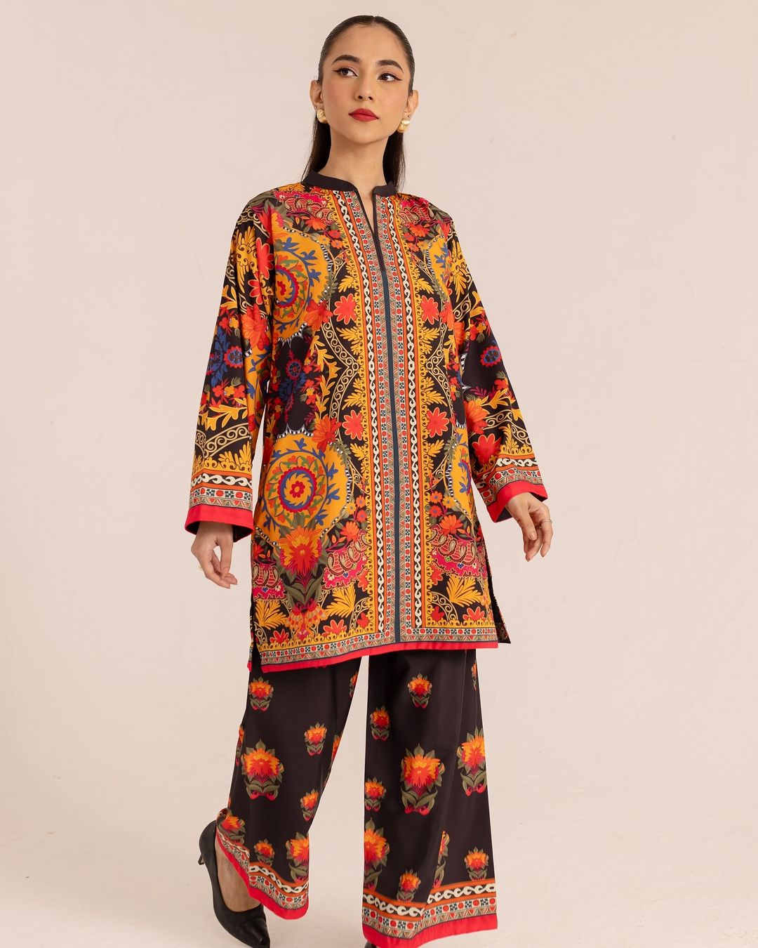 Rangoon Digital Printed Khaddar Dress for Women's