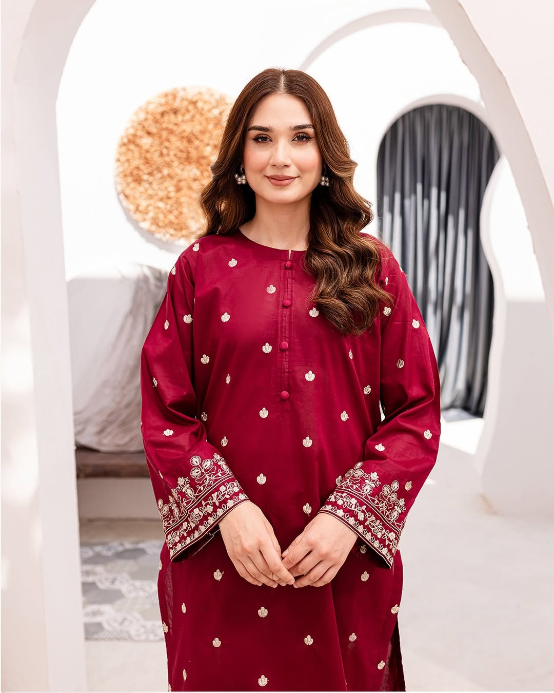 HASEEN Embroidered Long-Length Suit (Heavy Embroidery)