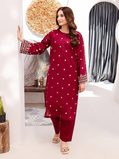 HASEEN Embroidered Long-Length Suit (Heavy Embroidery)