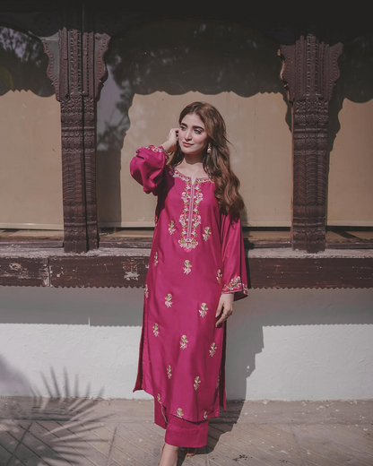 AANGAN EMB Long Length 2-Piece Set